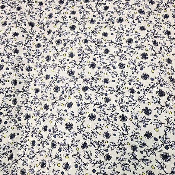 LOFT Blouse Womens Small Floral Button Long Sleeve Rayon Top Cottage Coquette - Picture 5 of 9